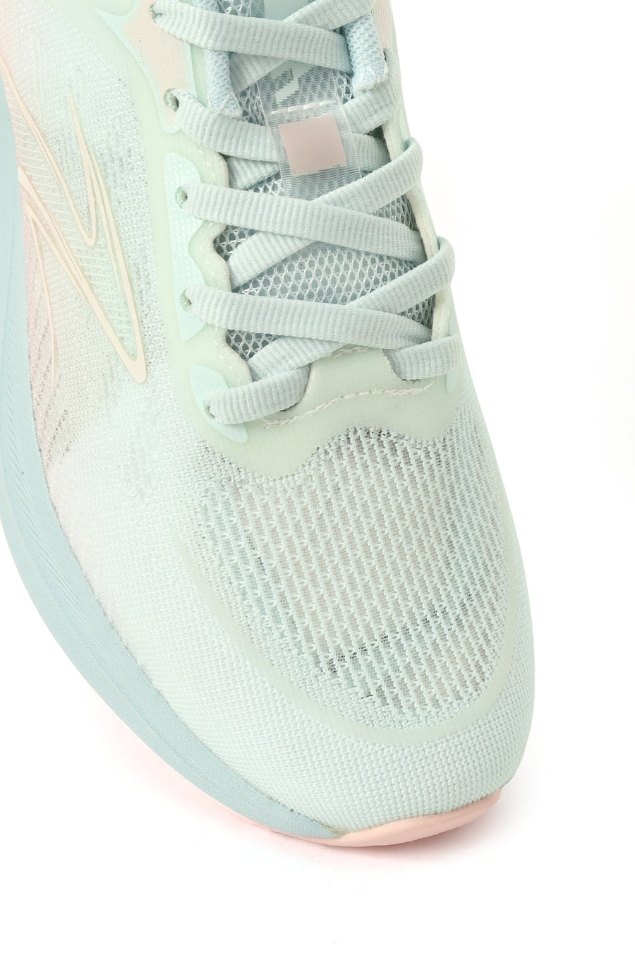 Derimod Zero Woman Green Lace-Up Thick-Soled Fabric Sneakers