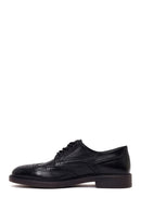 Male Black Lace-up Leather Casual Shoes | Derimod