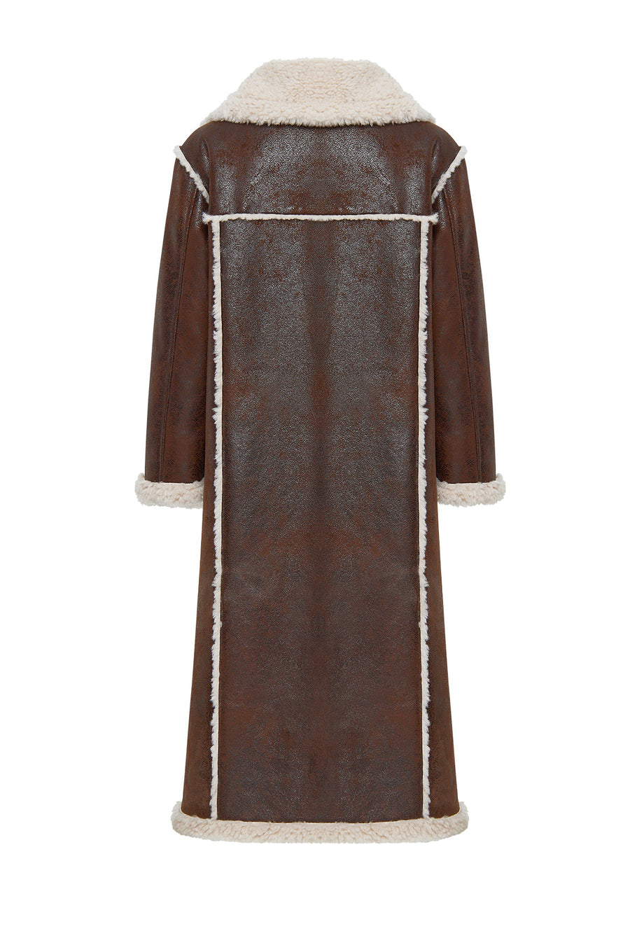 Colorado Women's Brown Double Breasted Teddy Coat