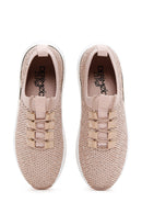 Women's Beige Stone Thick Soled Sneaker | Derimod