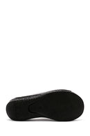 Women's Gray Thick Soled Comfort Slippers | Derimod