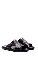 Men's Leather Slippers | Derimod