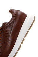 Men's Tan Leather Sneaker | Derimod