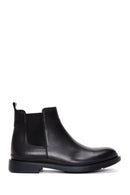 Men's Black Leather Casual Chelsea Boots | Derimod