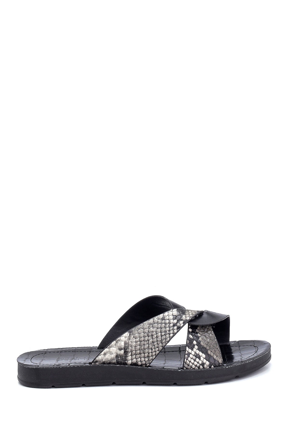 Women's Snake Printed Slippers 21SFE460014 | Derimod