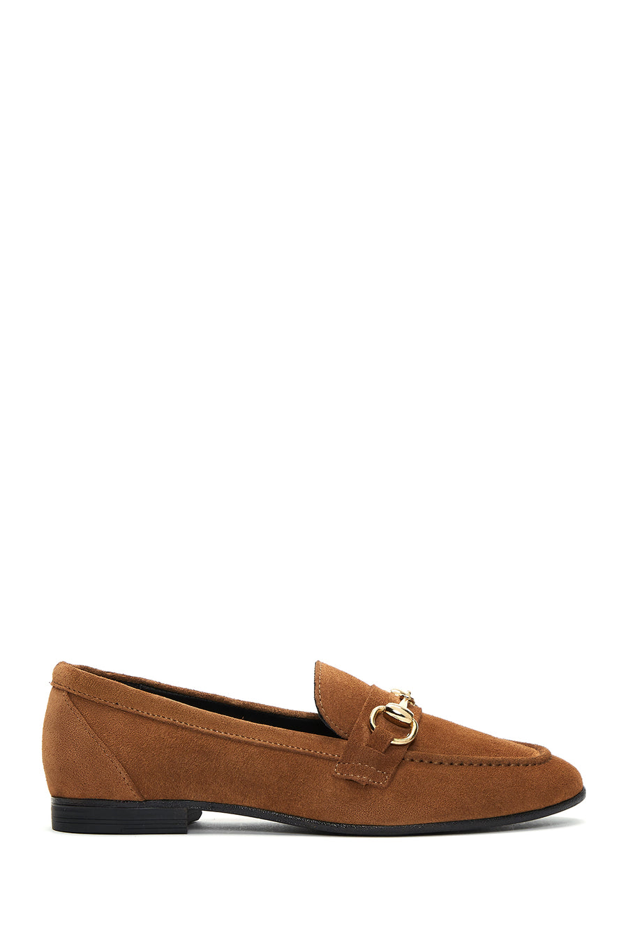 Kadın Taba Süet Deri Loafer 22WFD130110 | Derimod