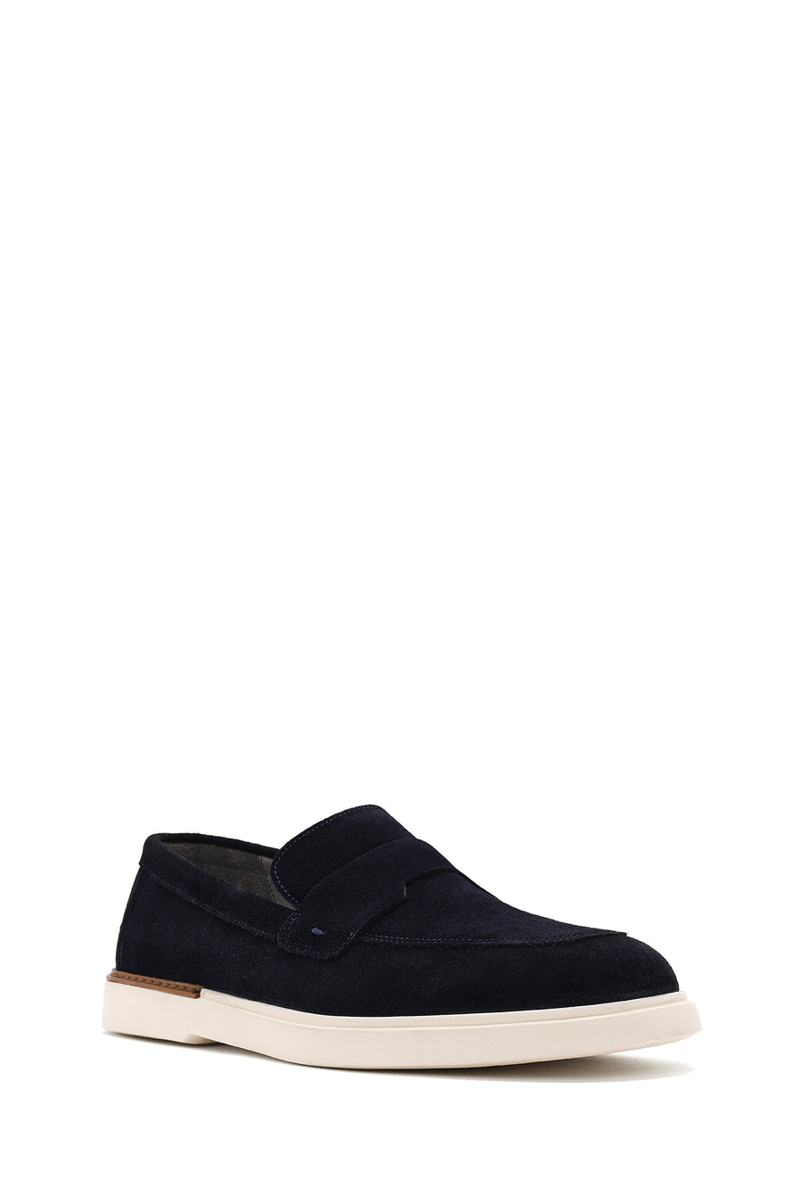 Men's Navy Blue Suede Leather Casual Loafer