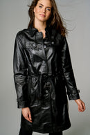 Sabrina Women's Leather Jacket | Derimod