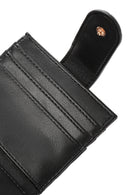 Women's Black Quilted Card Holder | Derimod