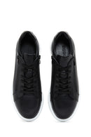 Erkek Siyah Deri Sneaker | Derimod
