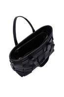 Women's Black Knitted Handbag | Derimod