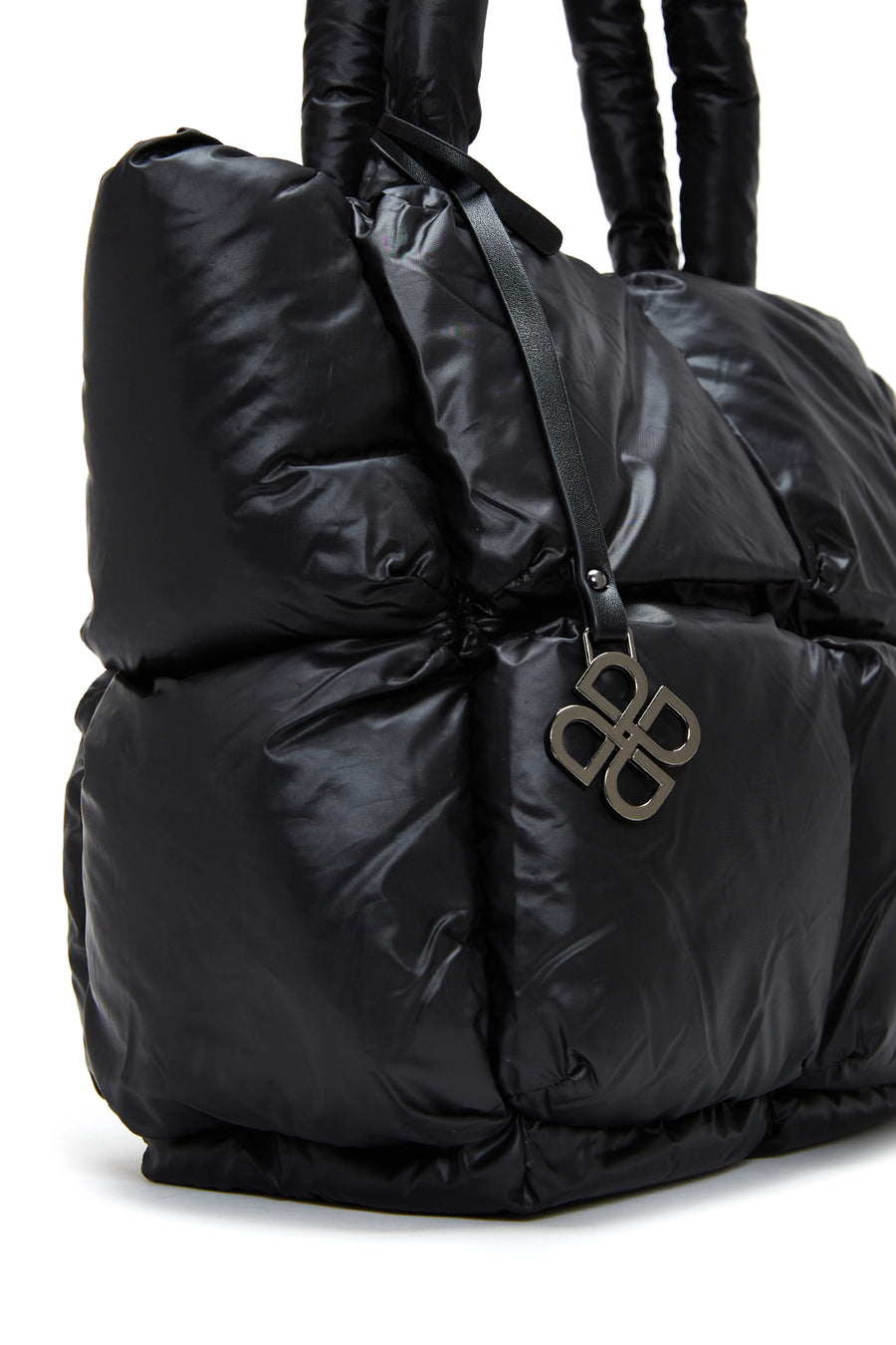 Women's Black Quilted Shoulder Bag