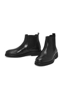 Men's Black Leather Boots | Derimod