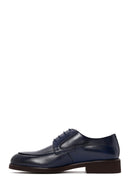 Men's Navy Blue Leather Classic Shoes | Derimod