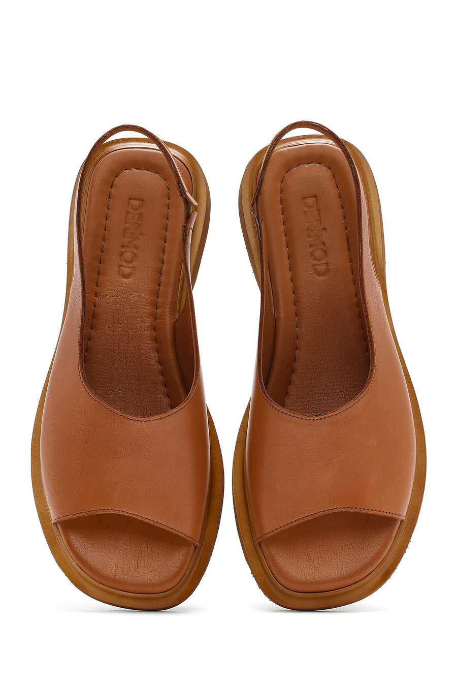Women's Tan Leather Sandals
