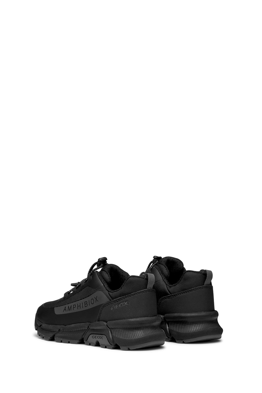Geox Boy Black Flexyper Plus Abx Laced Waterproof Sneaker