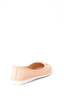 Women's Bow Leather Ballerinas | Derimod