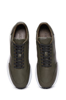 Erkek Yeşil Deri Sneaker | Derimod