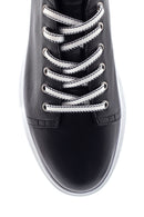Erkek Siyah Deri Sneaker | Derimod