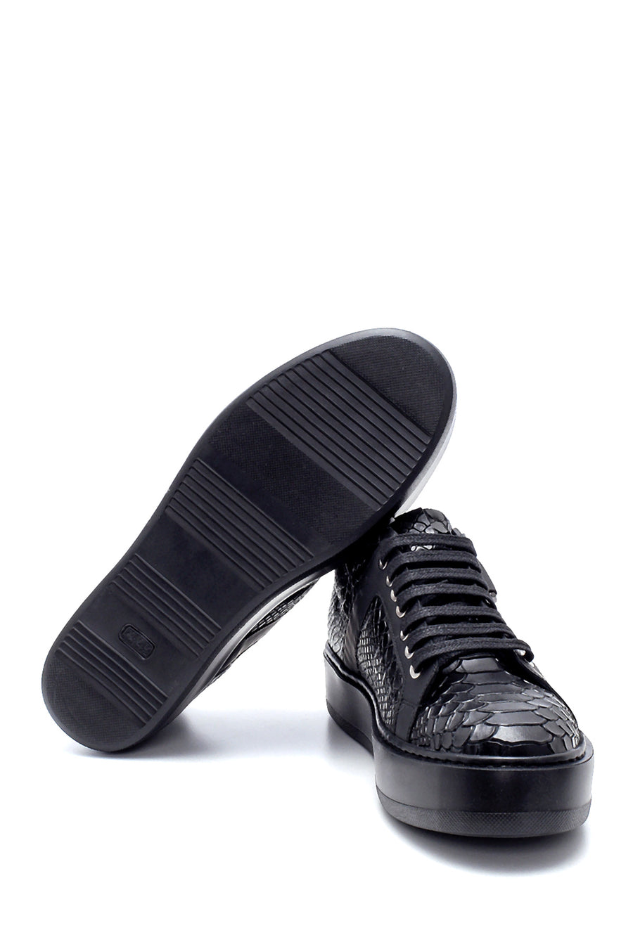 Men's Leather Crocodile Patterned Sneaker