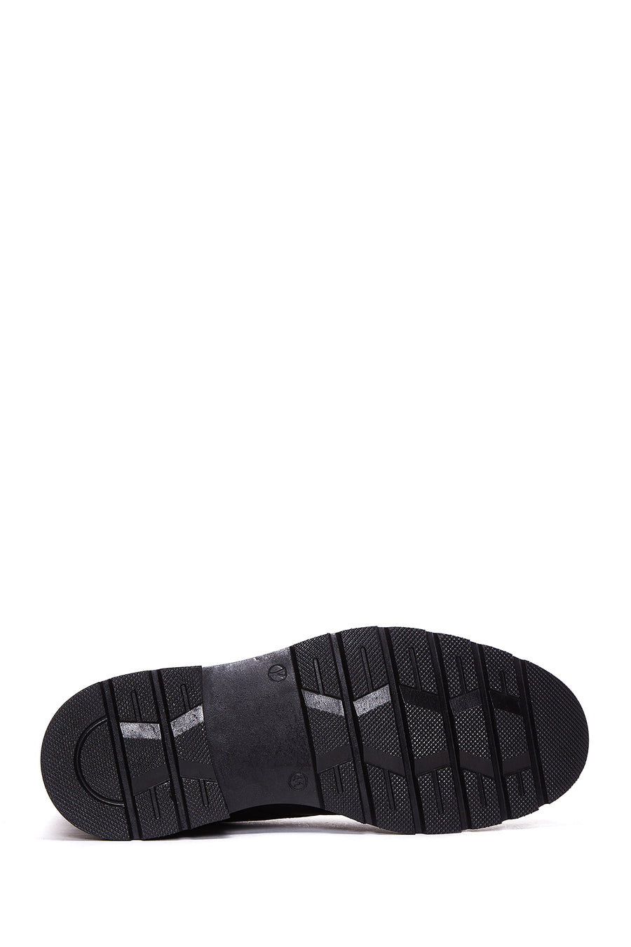 Men's Black Leather Zippered Boots