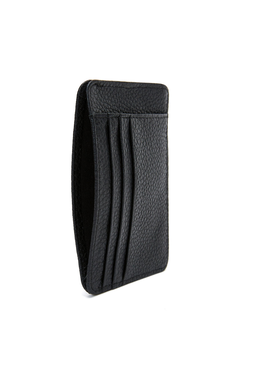 Men's Black Leather Casual Card Holder