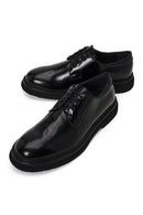 Male Black Lace-Up Leather Casual Shoes | Derimod