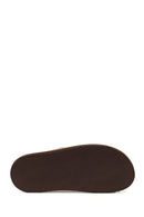 Male Beige Strappy Suede Slipper | Derimod