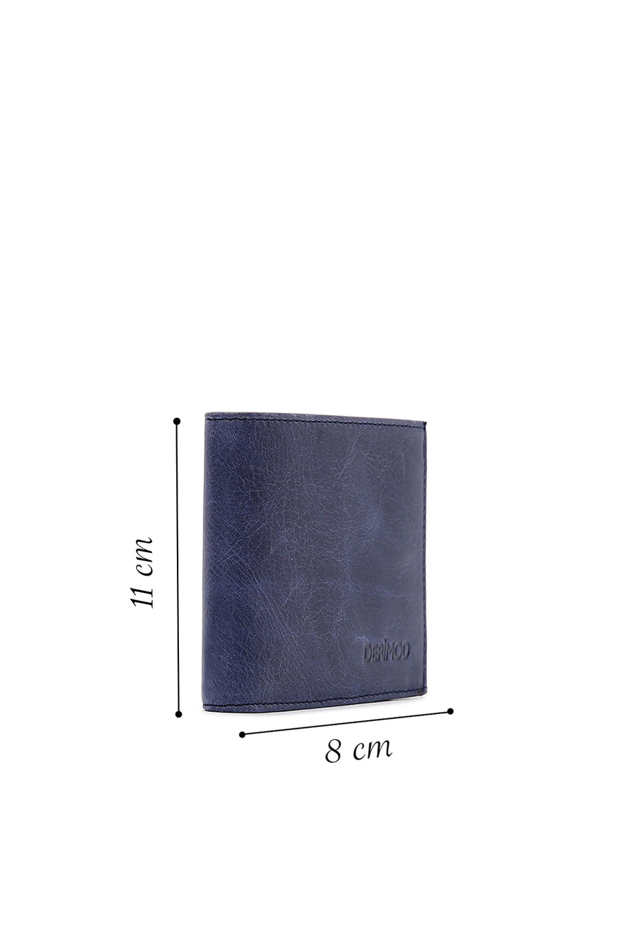 Men's Navy Blue Leather Wallet