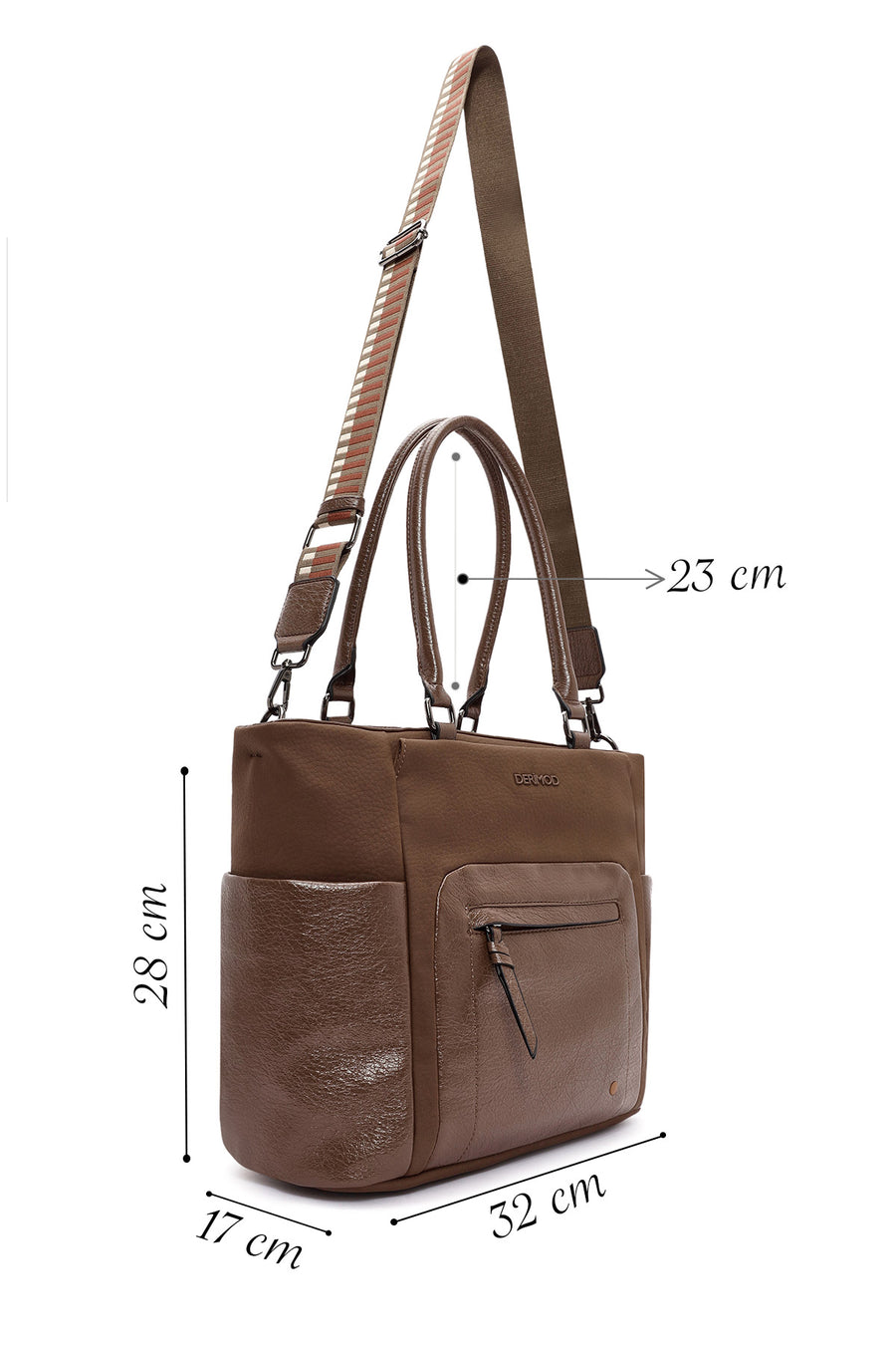 Women's Tan Long Strap Shoulder Bag