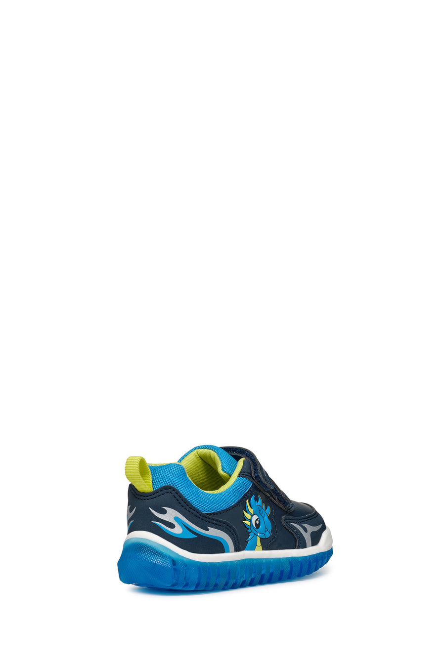 Geox Erkek Bebek Lacivert Lightyloo Bantlı Deri Sneaker