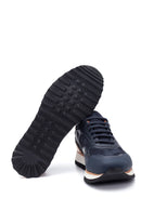 Erkek Deri Süet Detaylı Sneaker | Derimod