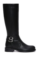 Women's Black Zippered Boots | Derimod