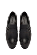 Men's Black Leather Casual Loafer | Derimod