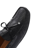 Men's Black Leather Casual Loafer | Derimod