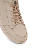 Derimod Fly Erkek Gri Bağcıklı Deri Casual Sneaker | Derimod