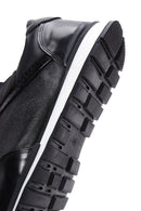 Men's Black Leather Sneaker | Derimod