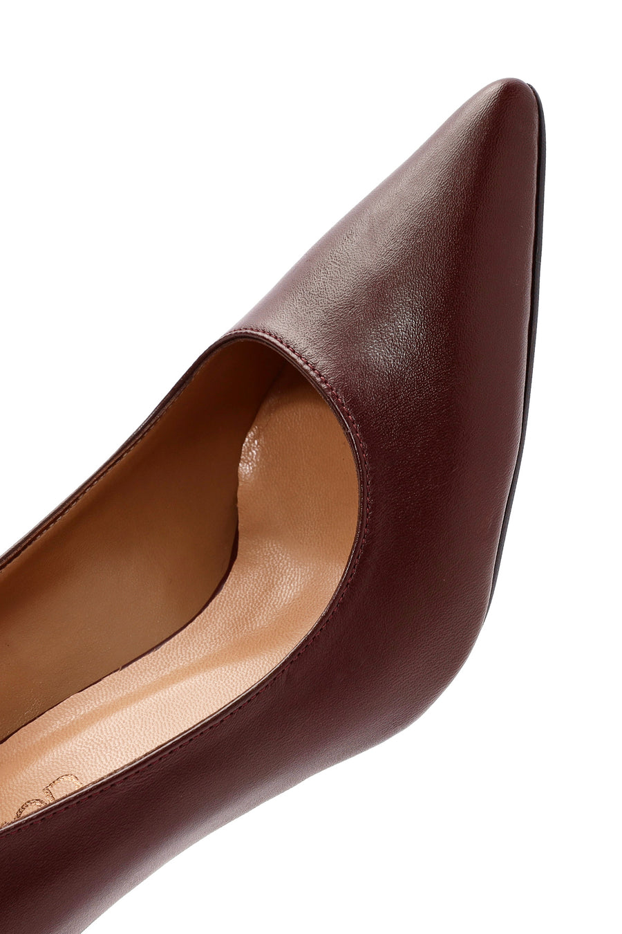 Kadın Siyah İnce Topuklu Deri Stiletto