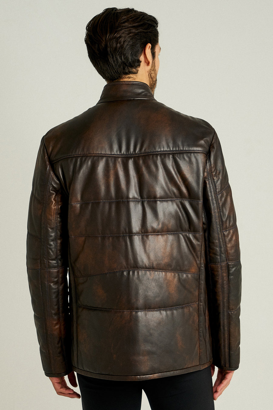 Buffon Men's Leather Jacket