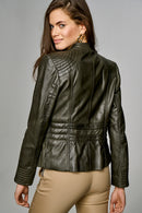 Janet Women's Leather Jacket | Derimod