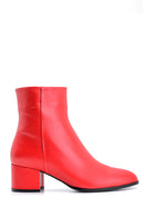 Women's Heeled Leather Boots | Derimod