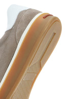 Men's Beige Lace-Up Suede Leather Sneaker | Derimod
