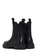 Women's Black Leather Chelsea Boots | Derimod