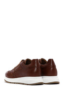 Men's Tan Leather Sneaker | Derimod