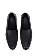 Men's Black Leather Casual Loafer | Derimod