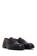 Erkek Siyah Deri Casual Loafer | Derimod