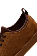 Erkek Taba Süet Deri Sneaker | Derimod