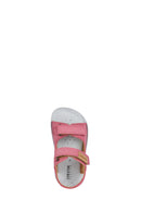 Geox Baby Girl Pink Lightfloppy Strappy Fabric Sandals | Derimod