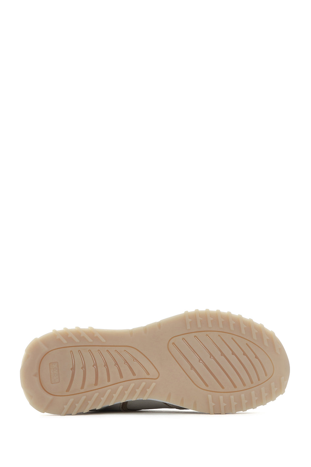 Kadın Bej Bağcıklı Deri Sneaker