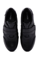 Women's Black Strappy Leather Comfort Shoes | Derimod